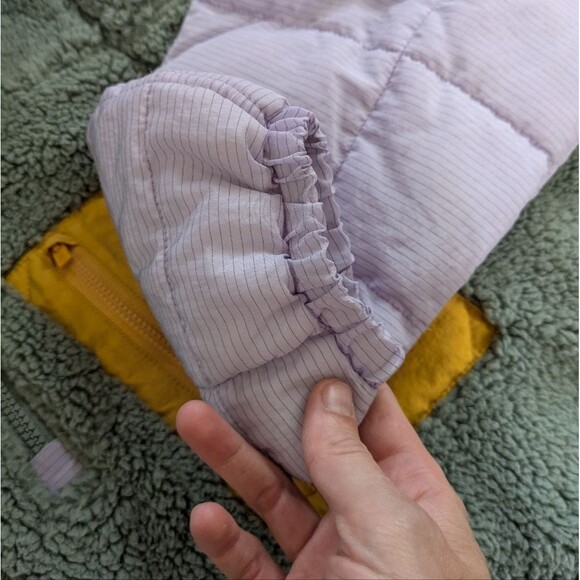 Free People Scenic Route Colorblock Pullover Sweatshirt Jacket Sherpa Teddy XS - Picture 7 of 12